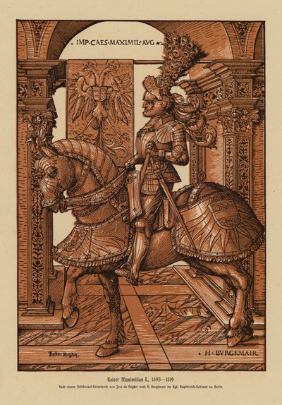Maximilian I., Heiliger Römischer Kaiser von Hans (after) Burgkmair