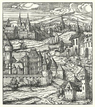 Wiener Neustadt, Österreich, Geburtsort von Maximilian I., Heiliger Römischer Kaiser von Hans (after) Burgkmair