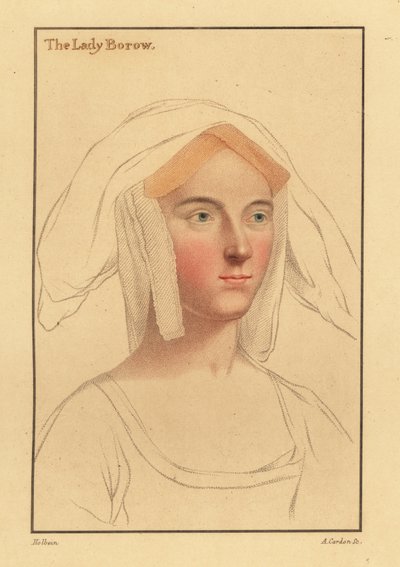 Alice London oder Catherine Clifton oder Catherine Parr von Hans (after) Holbein the Younger