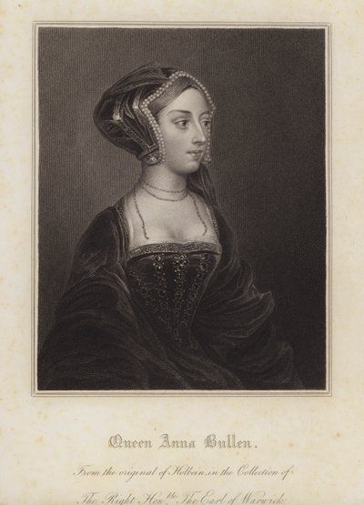 Anne Boleyn, zweite Frau von König Heinrich VIII. von Hans (after) Holbein the Younger