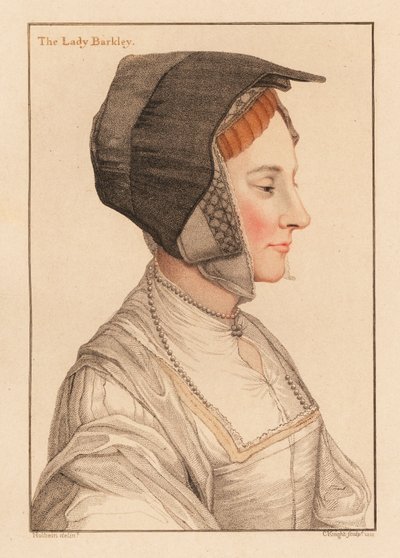 Anne Savage, zweite Frau von Thomas Lord Berkeley, 1812 von Hans (after) Holbein the Younger