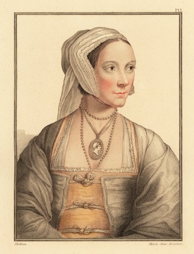 Cicely, Tochter von Sir Thomas More, 1812 von Hans (after) Holbein the Younger