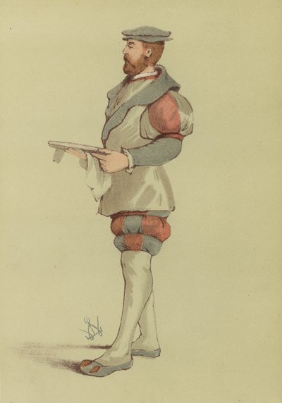 Männerkostüm der Herrschaft von Heinrich VIII. von Hans (after) Holbein the Younger