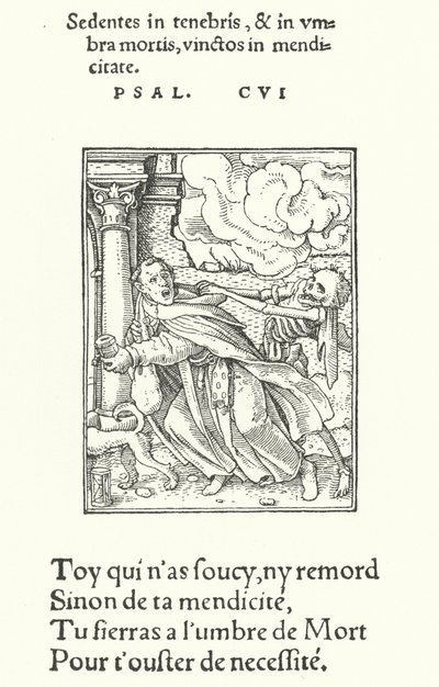 Der Bettelmönch von Hans (after) Holbein the Younger