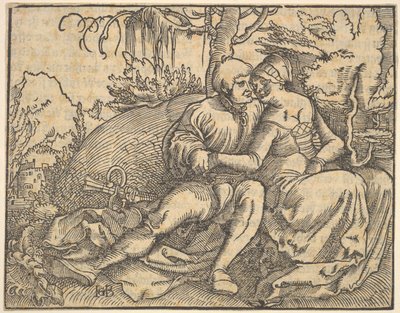 Das sechste der zehn Gebote, aus Die zehn Gebote von Hans Baldung
