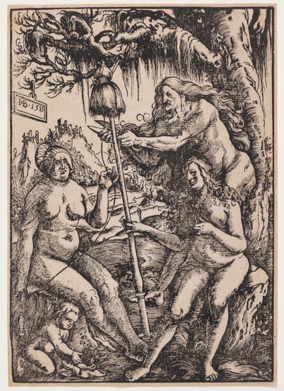 Die drei Schicksalsgöttinnen Lachesis, Atropos und Klotho von Hans Baldung Grien