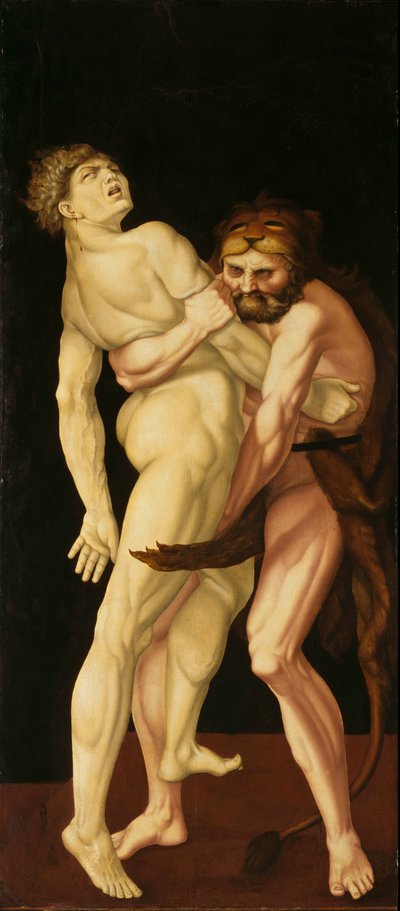 Herakles und Antäus von Hans Baldung Grien