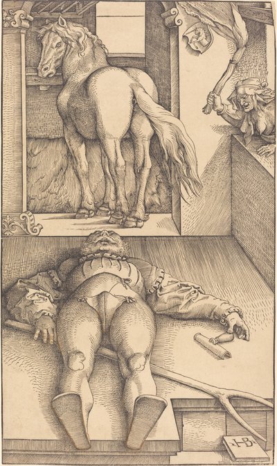 Der verhexte Bräutigam von Hans Baldung Grien