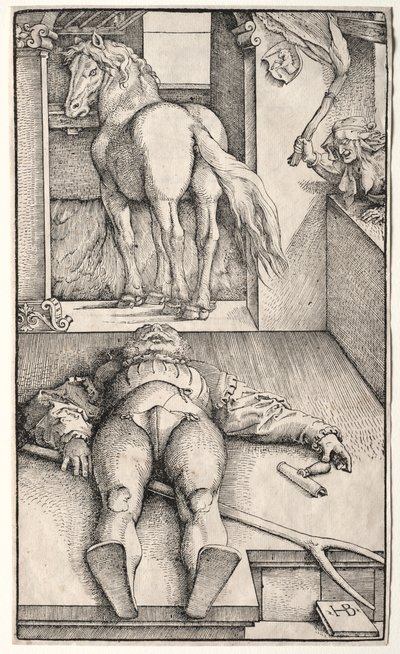 Der verhexte Bräutigam, 1544 von Hans Baldung Grien