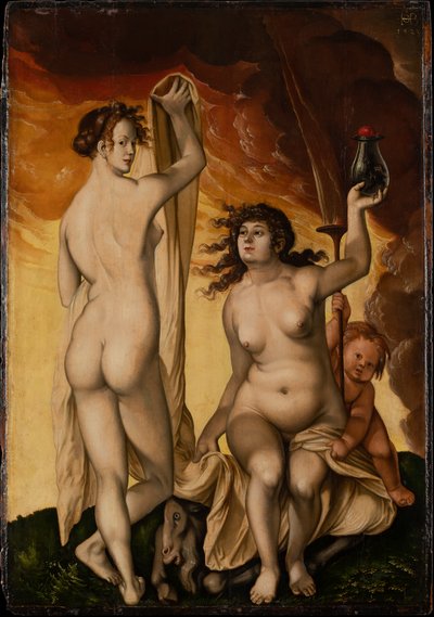 Zwei Hexen von Hans Baldung Grien