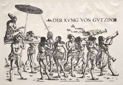Der König von Cochin von Hans Burgkmair