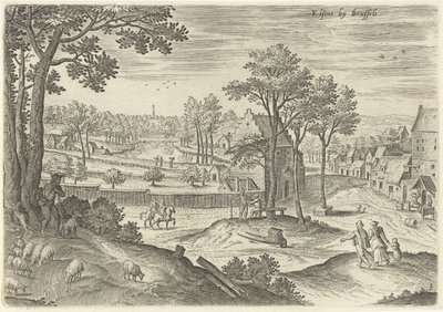 Ansicht von Elsene
Ansichten aus der Umgebung von Brüssel (Serientitel) von Hans Collaert (I)