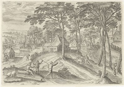 Ansicht von Stal von Hans Collaert (I)