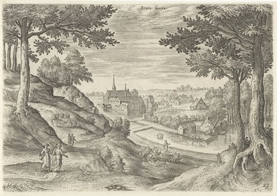 Ansicht des Klosters von Zevenborren von Hans Collaert (I)