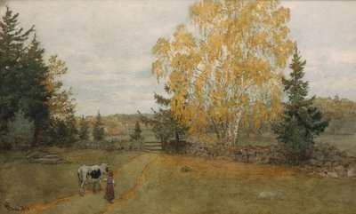 Sonnenuntergang von Hans Gude