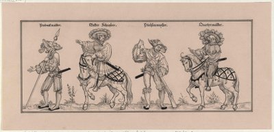 Der Verteidiger Wien aus dem Jahr 1529 - basierend auf einem Holzschnitt von Nikolaus Meldemann von Hans Guldenmundt