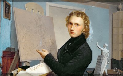 Selbstporträt, 1822 von Hans Heinrich Porth