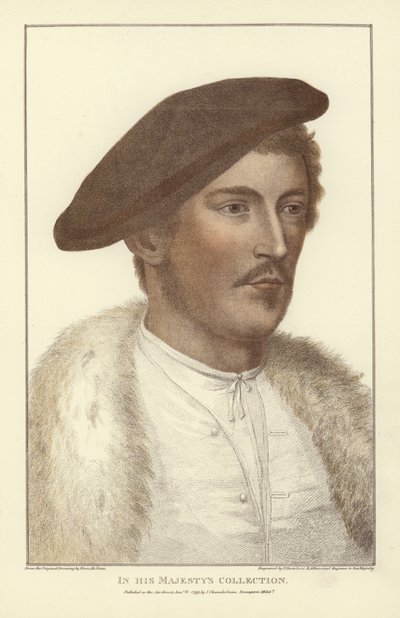 Anonymer Mann von Hans Holbein der Jüngere