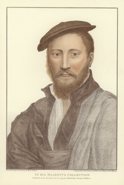 Anonymer Mann von Hans Holbein der Jüngere