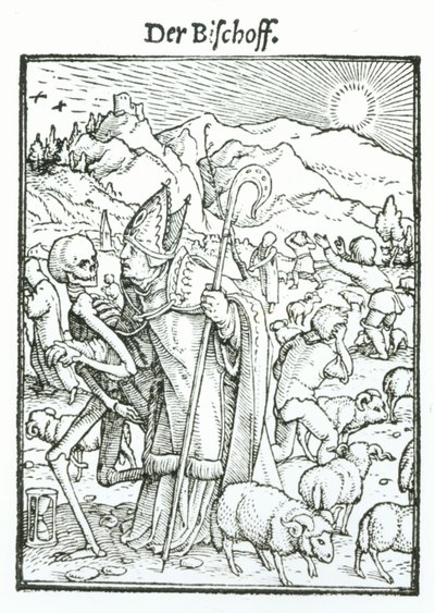 Der Tod und der Bischof, aus 