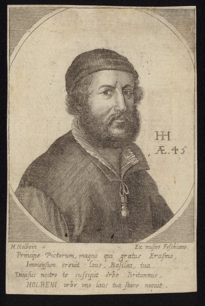 Hans Holbein Selbstporträt von Hans Holbein der Jüngere