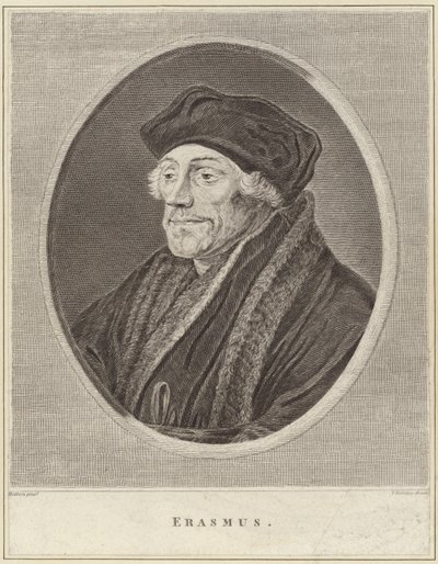 Porträt von Desiderius Erasmus von Hans Holbein der Jüngere