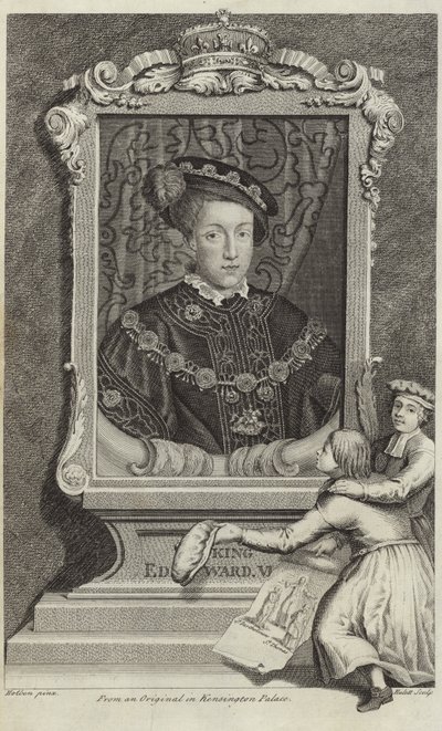 Porträt von Edward VI. von England von Hans Holbein der Jüngere