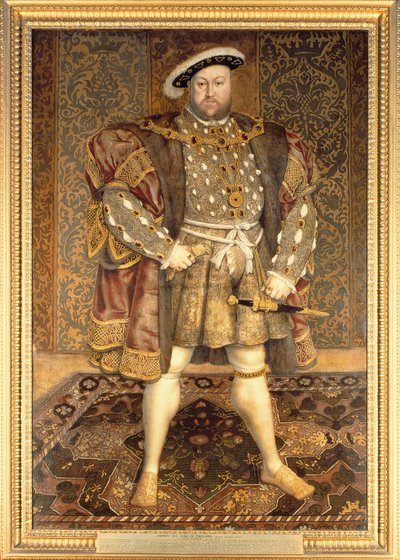 Porträt von Heinrich VIII. (1491-1547) von Hans Holbein der Jüngere