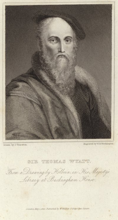 Porträt von Sir Thomas Wyatt von Hans Holbein der Jüngere