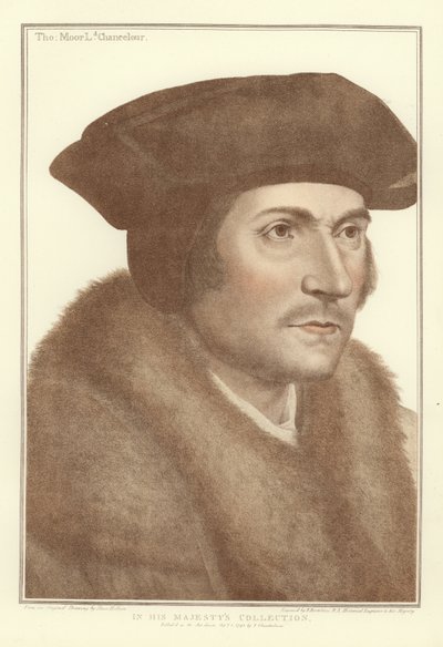 Sir Thomas More (Aquatinta) von Hans Holbein der Jüngere