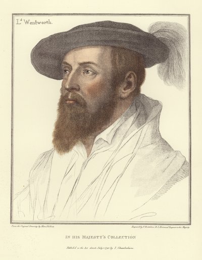Thomas Wentworth, Lord Wentworth von Hans Holbein der Jüngere