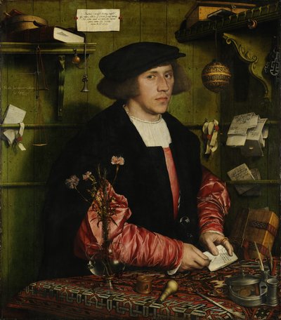 Der Kaufmann Georg Gisze von Hans Holbein the Younger