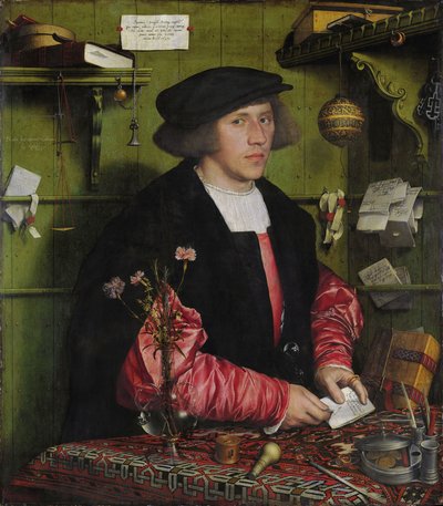 Der Kaufmann Georg Gisze von Hans Holbein the Younger