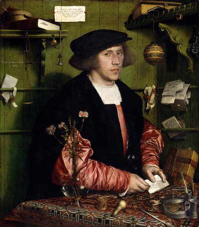 Der Kaufmann Georg Gisze (1497-1562) von Hans Holbein the Younger