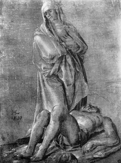 Die Jungfrau und der tote Christus, 1913 von Hans Leu The Younger