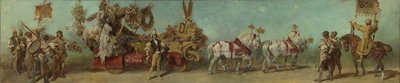Entwurf zum Festzug 1879 - Die Bekleidungsindustrie von Hans Makart