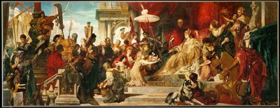 Venedig huldigt Caterina Cornaro von Hans Makart