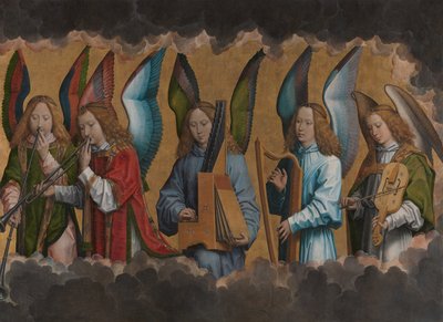 Musik machende Engel von Hans Memling