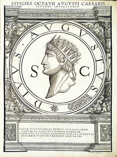 Octavianus Caesar, Illustration aus 