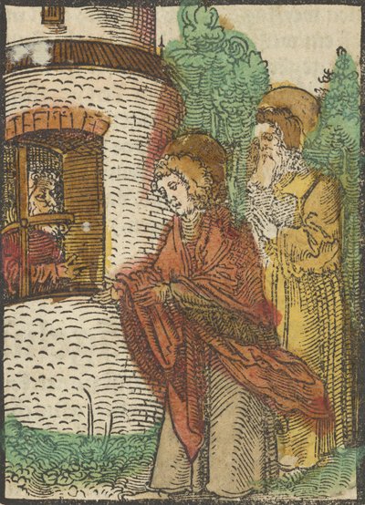 St. Johannes im Gefängnis, aus Das Plenarium, 1517 von Hans Schäufelein the Elder