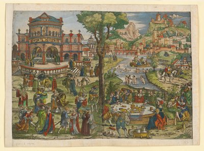 Das Fest der Herodias von Hans Sebald Beham