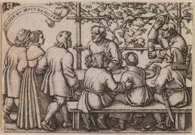"Bauernfest" aus der Serie "Das Bauernfest oder Die zwölf Monate" von Hans Sebald Beham