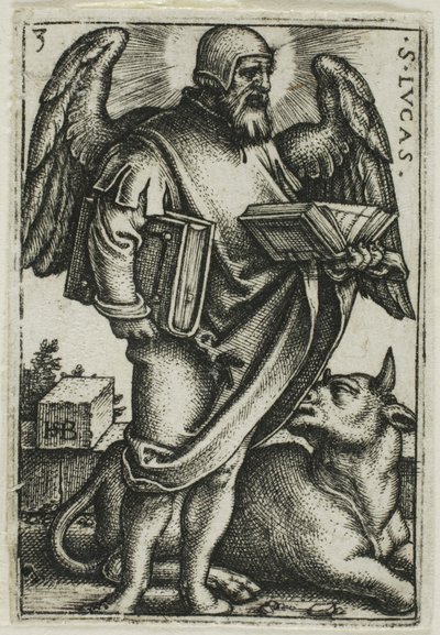 St. Lukas, aus Die vier Evangelisten von Hans Sebald Beham