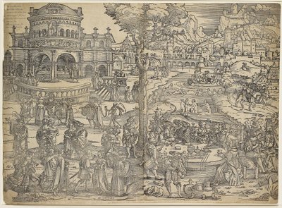 Das Fest des Herodes von Hans Sebald Beham