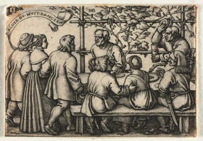 Die Bauernhochzeit oder die zwölf Monate: Nr. 8 von Hans Sebald Beham