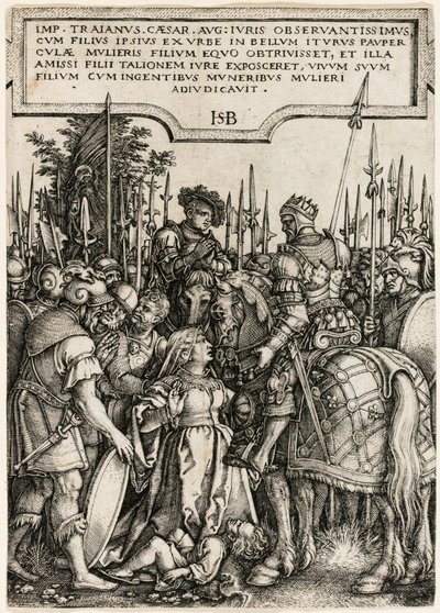 Trajans Gerechtigkeit von Hans Sebald Beham