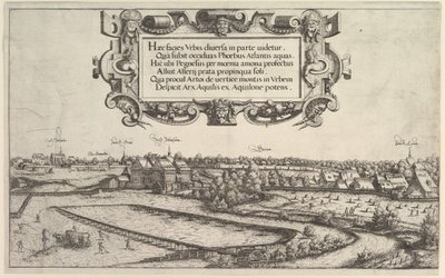 Ansicht von Nürnberg von Westen, 1552 von Hans Sebald Lautensack