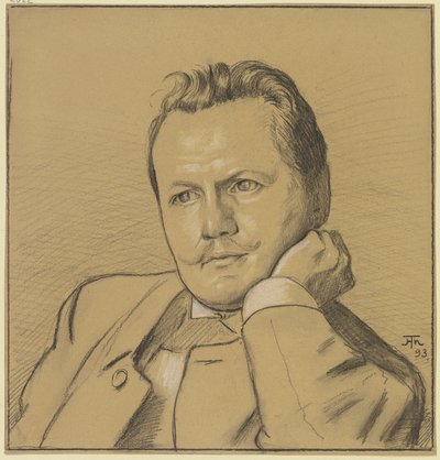 Bildnis Otto Julius Bierbaum von Hans Thoma