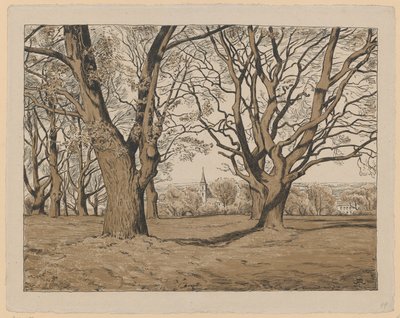 Landschaft aus der Umgebung von Obersursel von Hans Thoma