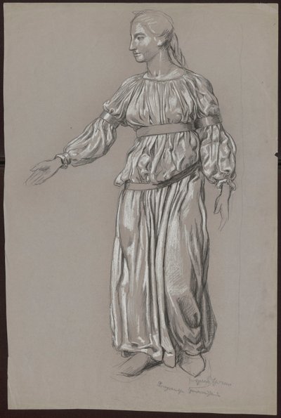 Kostümentwurf Frei von Hans Thoma